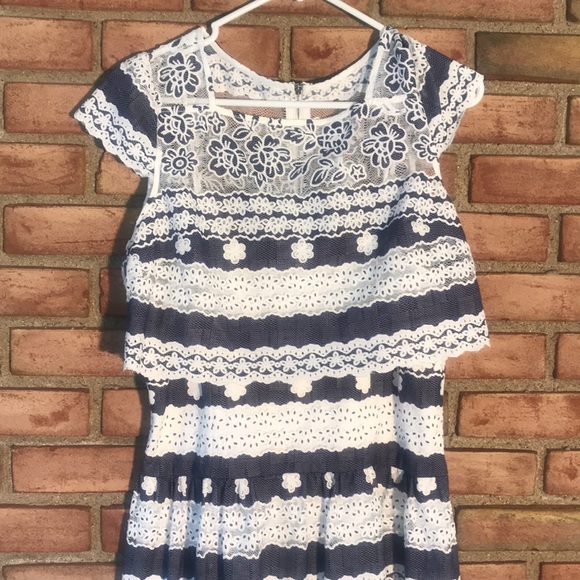 Ivy blue, 10, dress, cap sleeves - Picture 2 of 7